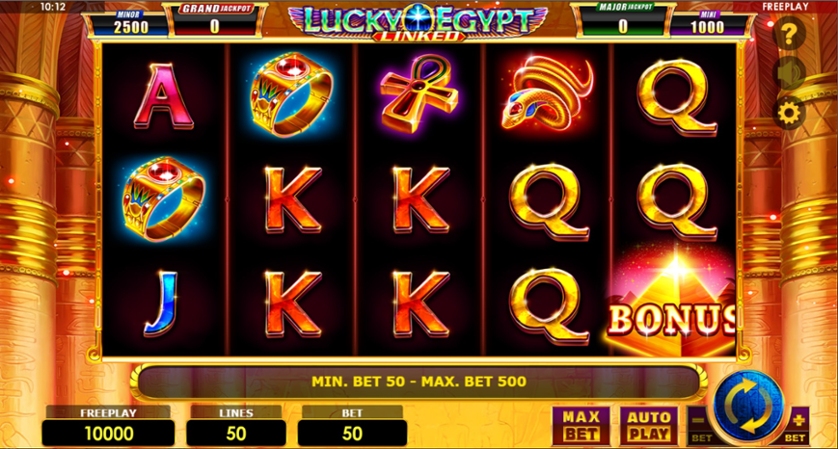 Демо бесплатные игровые автоматы «Lucky Egypt» на портале казино Вулкан